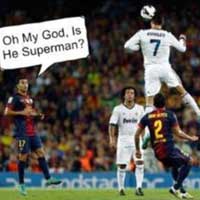 Bóng đá - Biếm họa: CR7 đánh đầu giải cứu thế giới