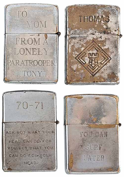 Bộ bật lửa Zippo "độc" của lính Mỹ ở VN - 2