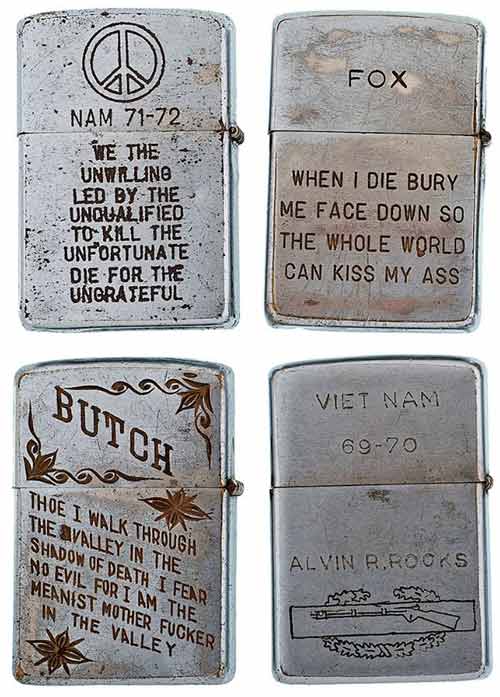 Bộ bật lửa Zippo "độc" của lính Mỹ ở VN - 4
