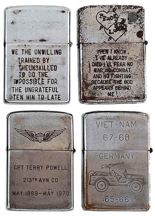 Bộ bật lửa Zippo "độc" của lính Mỹ ở VN - 8