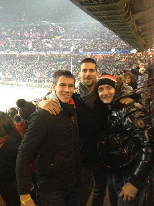 Djokovic tới San Siro cổ vũ Milan - 3