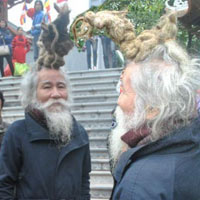 Phi thường - kỳ quặc - "Dị nhân tóc rồng" xuất hiện ở hội Lim