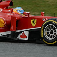 Thể thao - F1 - F.Alonso mạnh mẽ cùng chiếc F138 (Test xe ngày 3)