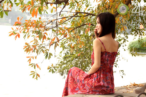 Thiếu nữ lãng mạn giữa mùa lộc vừng thay lá - 8