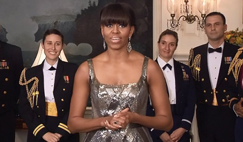 Michelle Obama bị "nhái" y chang! - 1