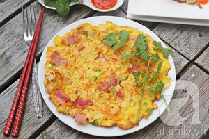 Mì gói làm bánh pancake ngon lạ - 9