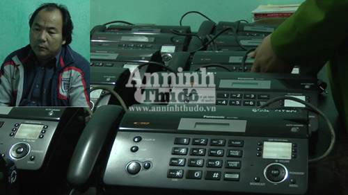 Phá ổ bạc lớn, hoạt động tinh vi bằng máy fax - 1