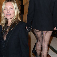 Xu hướng thời trang - Kate Moss gây đỏ mặt vì quần trong suốt