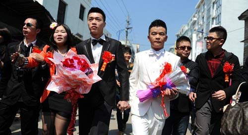 3 đám cưới đồng tính gây "náo loạn" Trung Quốc - 2