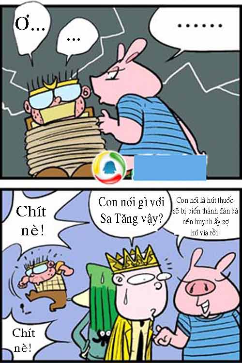 Sa Tăng cai thuốc lá, Bát Giới quay bài - 2