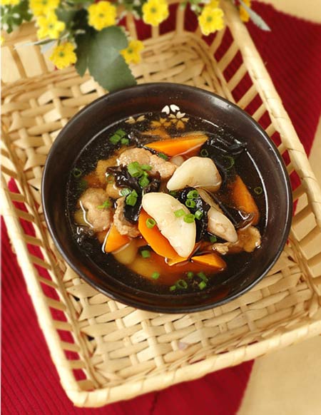 Ngọt bùi canh thịt nạc nấu củ ấu - 8