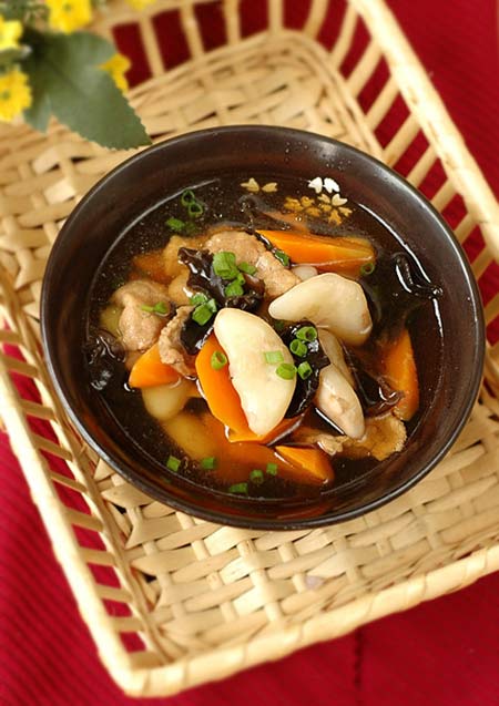 Ngọt bùi canh thịt nạc nấu củ ấu - 9