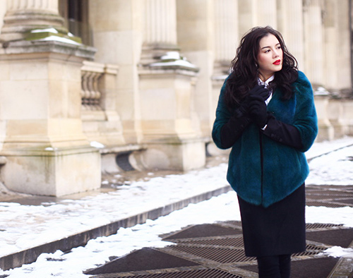 Lý Nhã Kỳ ưu tư giữa tuyết lạnh - 3