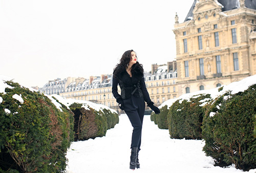 Lý Nhã Kỳ ưu tư giữa tuyết lạnh - 6