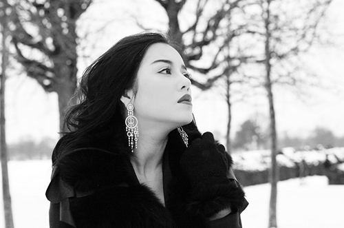 Lý Nhã Kỳ ưu tư giữa tuyết lạnh - 10