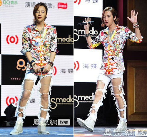 Jang Geun Suk mặc kiểu "cái bang" - 1
