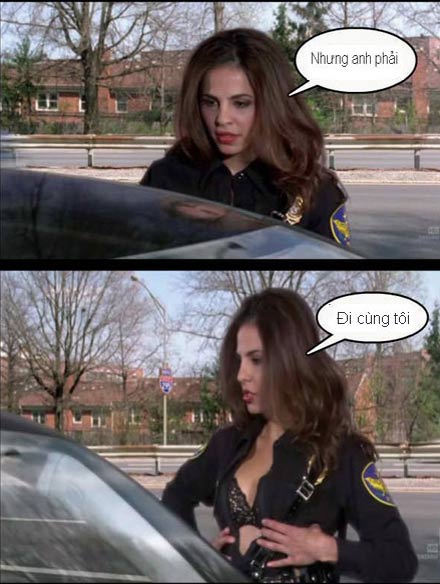 Chùm ảnh: Trêu nữ cảnh sát giao thông - 10