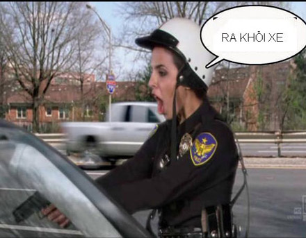 Chùm ảnh: Trêu nữ cảnh sát giao thông - 5