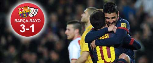 “Làm nền” cho Messi, Villa phấn khích - 1