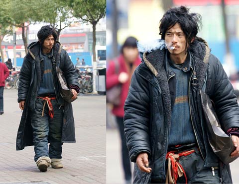 Hot boy, hot girl ăn mày gây xôn xao mạng - 4