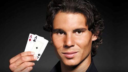 Tạm nghỉ tennis, Nadal chơi poker - 1