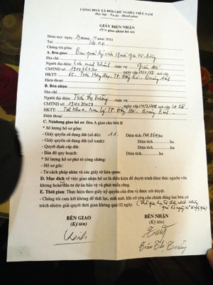 Mang sổ đỏ Di sản Thế giới đi cầm cố - 2