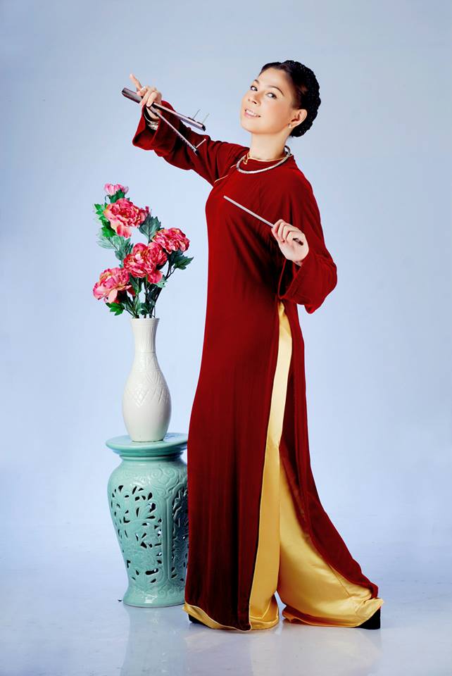 Thanh Thảo gây thương nhớ với áo dài xưa - 8