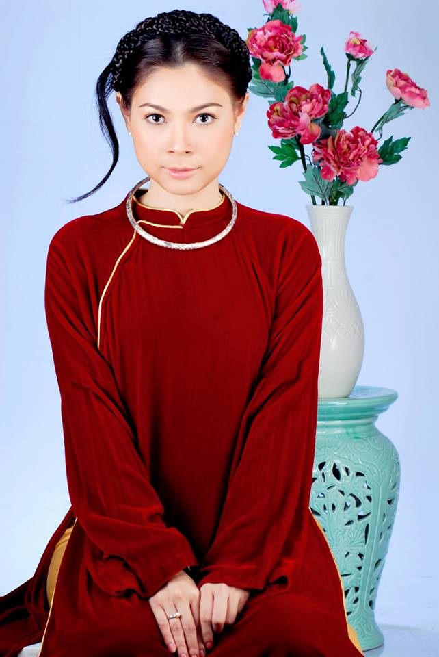 Thanh Thảo gây thương nhớ với áo dài xưa - 4