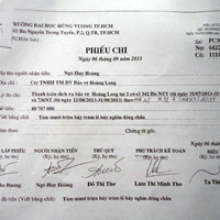 Giáo dục - du học - ĐH Hùng Vương: Chi 18 tỷ với chứng từ không dấu