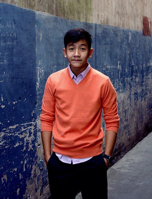 Hotboy 16 tuổi tung ảnh mắt hí gây sốt - 2