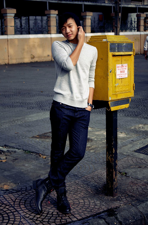 Hotboy 16 tuổi tung ảnh mắt hí gây sốt - 4