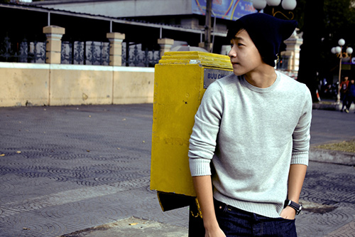 Hotboy 16 tuổi tung ảnh mắt hí gây sốt - 6