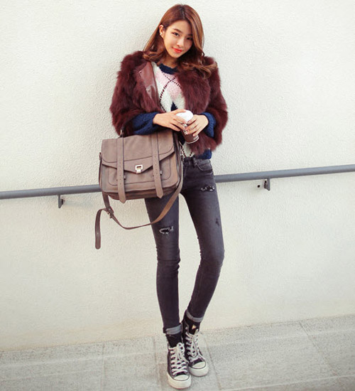 Diện áo lông thật sang mà không quá kiểu cách - 18