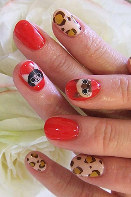 Gợi ý nail xinh cho bạn gái yêu mèo - 4
