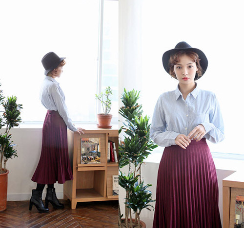 Diện sơ mi duyên dáng và ấm áp ngày đông - 9