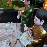 Tin tức trong ngày - Sự thật 1.200 bao tải tiền ở chùa Hương