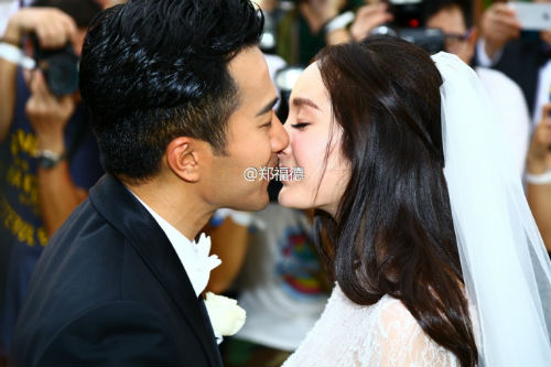 Nụ hôn, nước mắt hạnh phúc Dương Mịch ngày cưới - 2