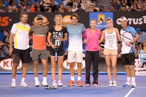 Nadal, Federer hâm nóng “Kids Tennis Day” - 1