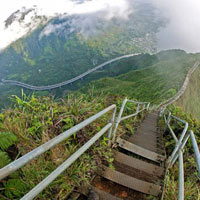 Du lịch - Ấn tượng &quot;Nấc thang lên thiên đường&quot; ở Hawaii