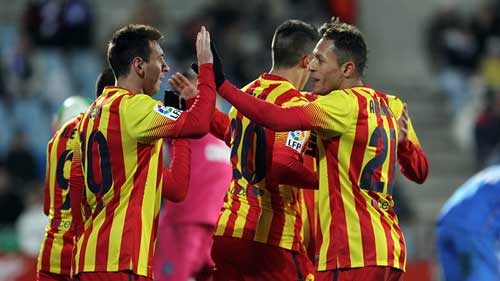 Levante - Barca: Messi không dừng lại - 1