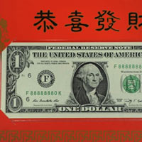 Tài chính - Bất động sản - 25.000 đồng tờ 100 USD vàng giả lì xì Tết