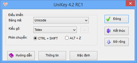 Nhanh tay tải UniKey 4.2 RC1 phiên bản mới - 1