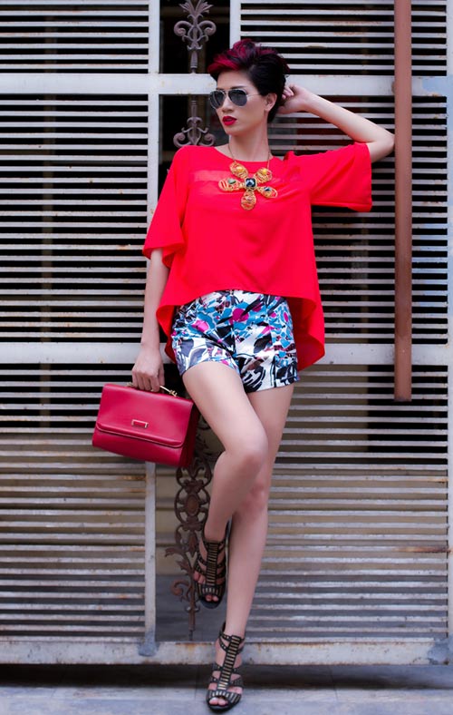 Trang Trần chọn màu chóe để lấy "hên" - 14