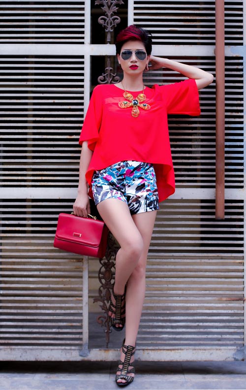 Trang Trần chọn màu chóe để lấy "hên" - 13