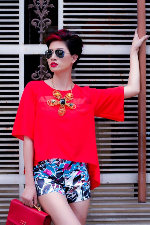 Trang Trần chọn màu chóe để lấy "hên" - 11