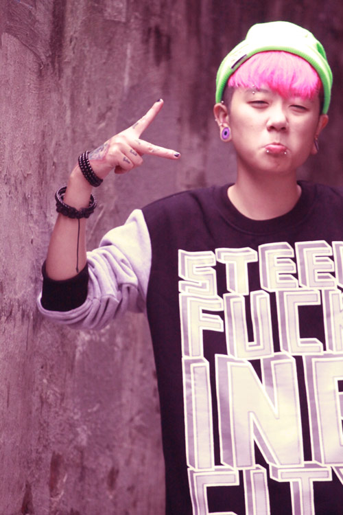 Mặc cá tính như tín đồ tóc hồng - 12