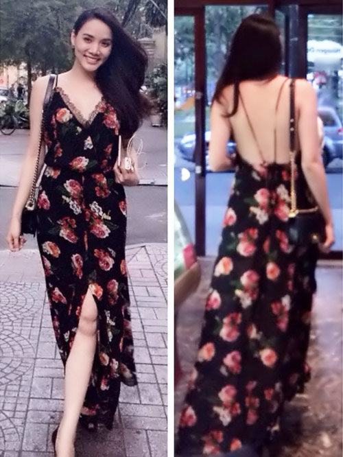 Sao khoe lưng trần đón năm mới - 12