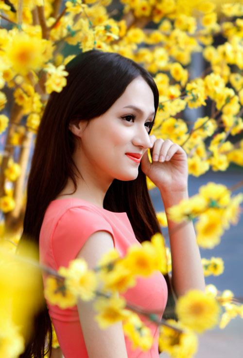 Hương Giang Idol gợi cảm bên sắc mai vàng - 9