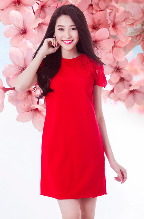 Hoa hậu Thu Thảo gợi ý chọn váy đón Tết - 10