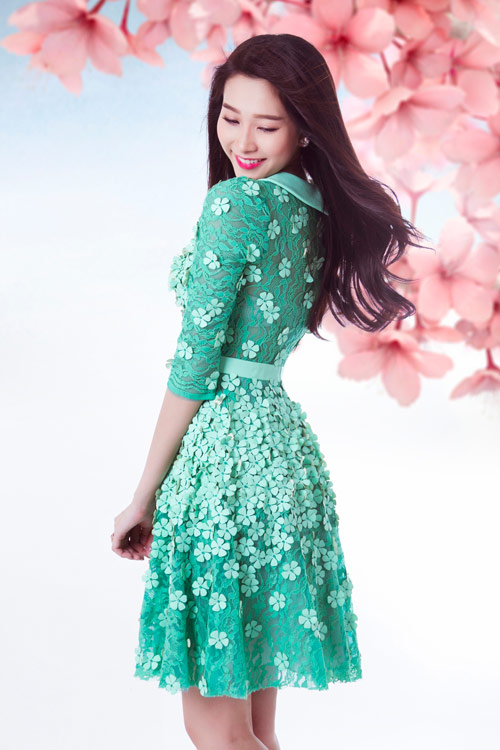 Hoa hậu Thu Thảo gợi ý chọn váy đón Tết - 8